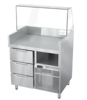 Станция для бургеров и хот-догов БАВАРИЯ БХС - 900.700-02-3 (без лайт-бокса)